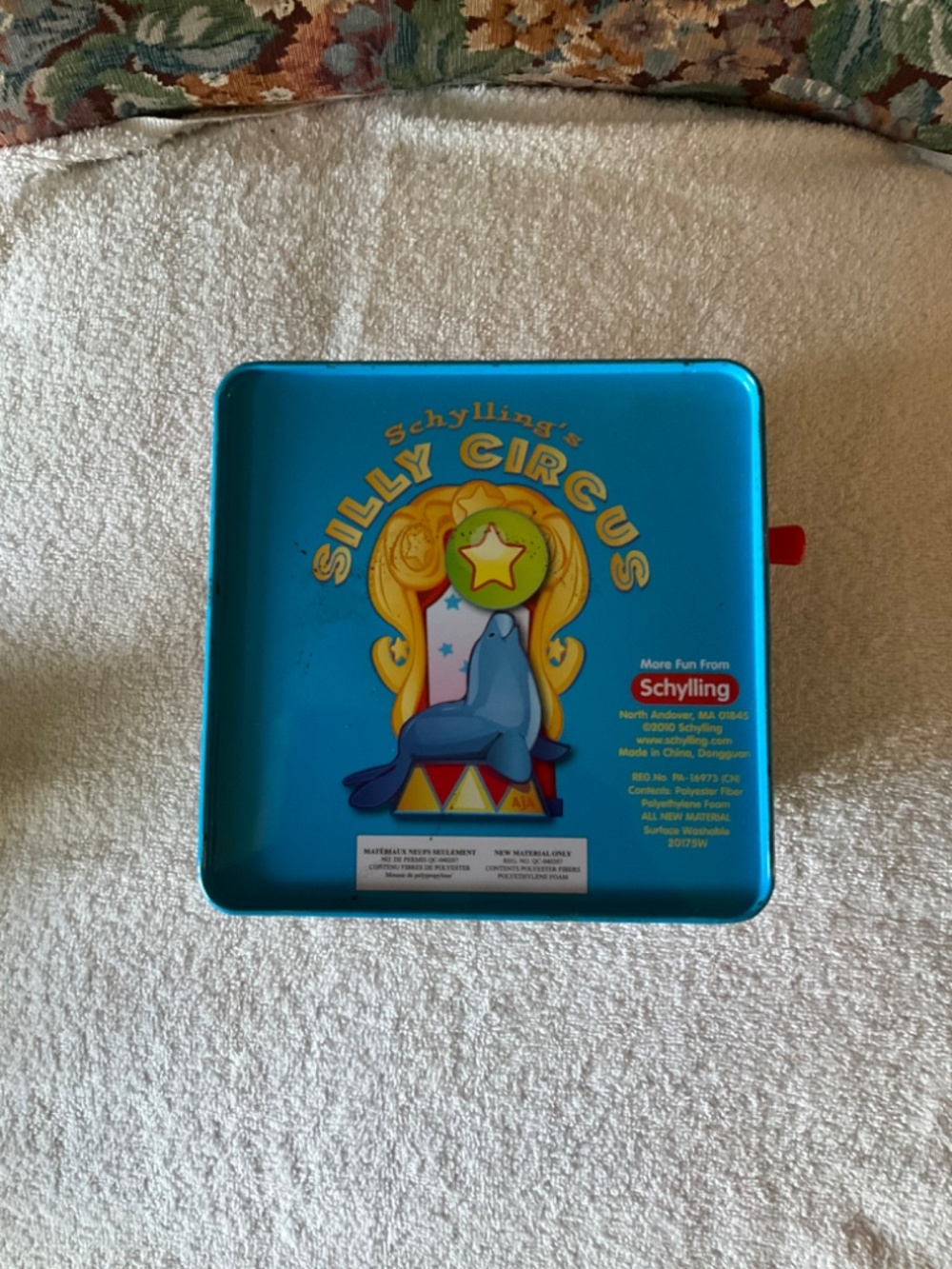EUC Schylling "Silly Circus" Jack-in-the-Box Musical Toy - Picture 6 of 7